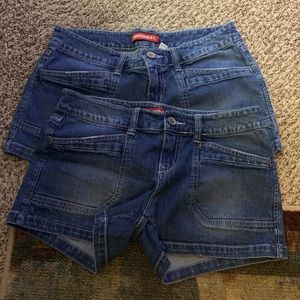 Unionbay jean shorts. 2 pair